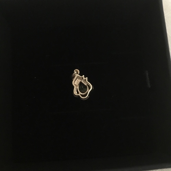 New 14k Peridot Diamond Pendant - Picture 3 of 5